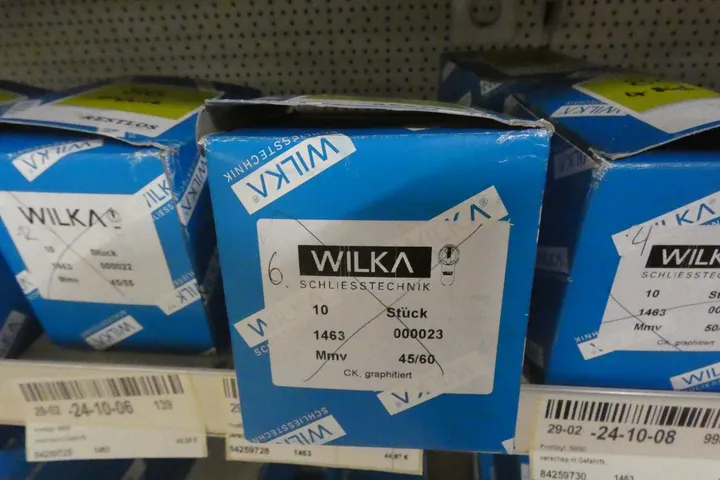 5x Wilka - Profilzylinder, Schließtechnik,
